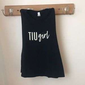 Tone It Up Black Crop Tank